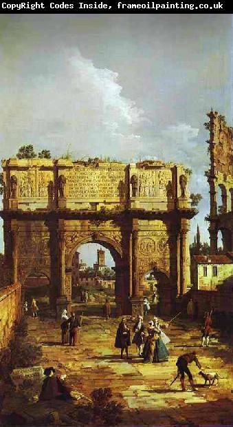 Bernardo Bellotto Arch of Constantine